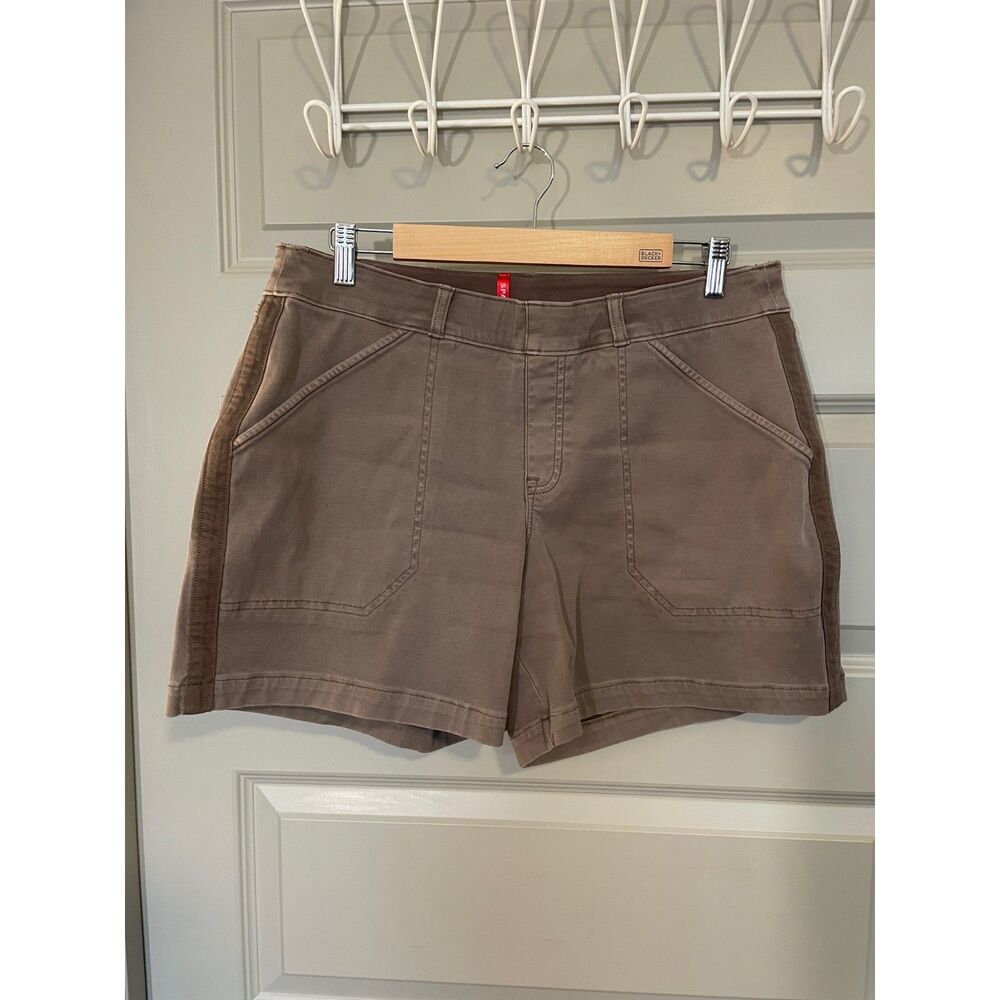SPANX Stretch Twill Pull-on Shorts, size XL